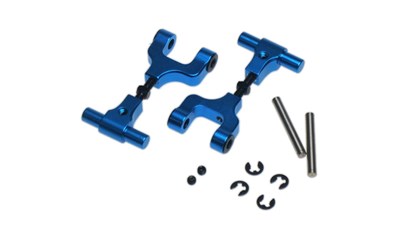 Aluminum Adjustable Rear Upper Arm Set For Tamiya TT02 #TT02-004BU