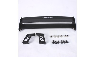 Heckspoiler Tourenwagen 1:10 165mm verstellbar Schwarz Metall