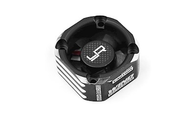 Lüfter für Elektromotoren 30 x 30 mm, bis 8.4 V Aluminium Schwarz