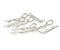 Small Body Clip 1/10 - Silver (8)