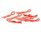 Small Body Clip 1/10 - Fluorescent Red (8)