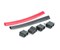 T Connector; Black Sockets - (4 Stück)