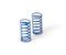 Suspension Feder 10lb/in Blue (2 Stück) - SupaStox