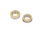 Ball Bearing - 1/4x3/8x1/8 Flanged Yellow - (pr)