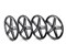 Einstellfelgen (Setup Wheel) 1:10 Tourenwagen Aluminium Schwarz