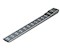 Stufenmesskeil für Fahrzueghöhe 1 - 2 mm, 0.1 mm Stufen Schwarz