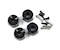 Radmitnehmer - 12 mm x 8 mm - Ø 4 mm - Alu (4 Stück)