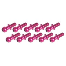 Kugelkopf 4.8 mm Aluminium Pink (10 Stück)