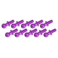 Kugelkopf 4.8 mm Aluminium Violett (10 Stück)