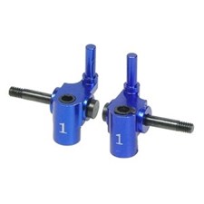 Achsschenkel Aluminium 1 Grad Mini-Z MR-015 / MR-02 Blau