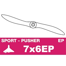 Electro Propeller - Thin - Pusher / CCW - 7X6EP