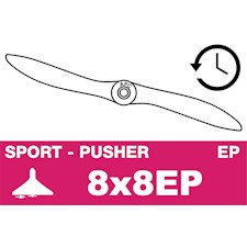 Electro Propeller - Thin - Pusher / CCW - 8X8EP