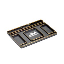 Alu Tray For Set-Up System & LED Pit Lamp Black Golden