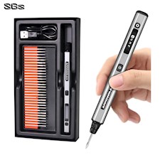 SGS Electric Engraving Pen With 30 Bits (Grey)