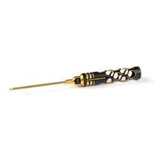 Ball Driver Hex Wrench 2.5 X 100mm Black Golden