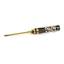 Flat Head Screwdriver 4.0 X 100mm Black Golden