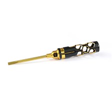 Flat Head Screwdriver 5.0 X 100mm Black Golden