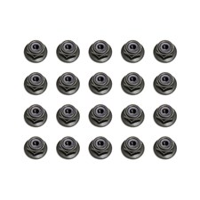 Locknuts, M3 with flange
