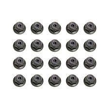 Locknuts, M3 with flange