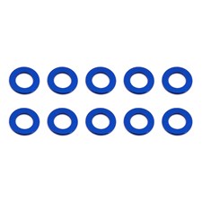 Ballstud Washers, 5.5x0.5 mm, blue aluminum