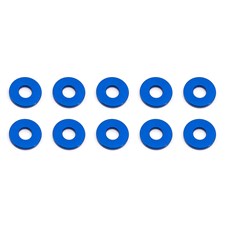 Bulkhead Washers, 7.8x1.0 mm, blue aluminum