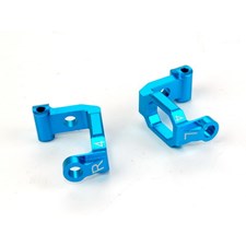 Achsschenkel Halter (C-Hub) 4 Grad Aluminium (2 Stück)