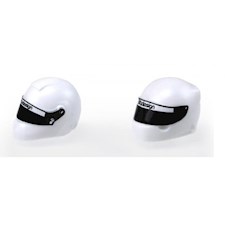 White Plastic Helmet Type-RX (universal)
