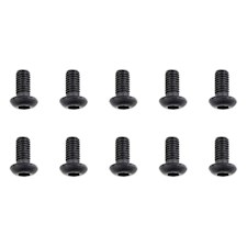 Stahl Schrauben M3 x 6mm - Innensechskant Linsenkopf - 10 St