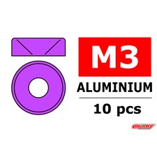 Aluminium Unterlegscheibe - für M3 Senkkopfschrauben - AD=8mm - V