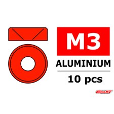 Aluminium Unterlegscheibe - für M3 Senkkopfschrauben - AD=8mm - R