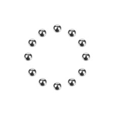 Precision Diff. Balls 1/8 - Chrome - 12 pcs