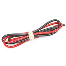 Silicone Wire 12g - Red/Black 2x50cm