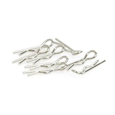 Small Body Clip 1/10 - Silver (8)
