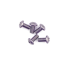 Rundkopfschraube (Inbus) M3 x 6 (10 Stück) (Aluminium)