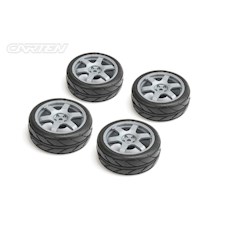 TC Intermediate Rädersatz 6-Speichen ET-0mm silber (4)