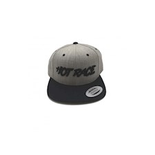 HOT RACE CAP US STYLE FLAT GRAY/BLK