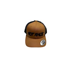 HOT RACE CAP US STYLE CURVE CARAMEL/ BLK