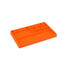 Parts Tray, Rubber Material - Orange
