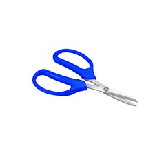 Dirt Cut-Precision Straight Scissors-Blue