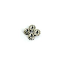 M4 Small Fl Serrated Ti Wheel Nuts (4)