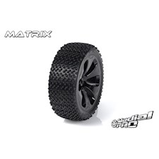 Racing Reifen und Felgen verklebt - Matrix - M4 Super Soft - Schwar