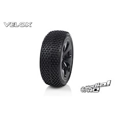 Racing Reifen und Felgen verklebt - Velox - M4 Super Soft - Schwarz