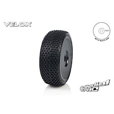 Racing Reifen und Felgen verklebt - Velox - M3 Soft - Buggy 1/8 - 1