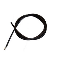 Kabel Silikon 22 AWG Schwarz 1m