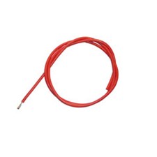 Kabel Silikon 22 AWG Rot 1m