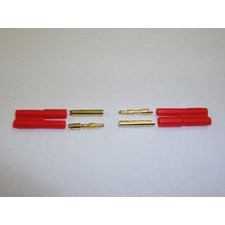 Goldkontakt CT-2 2.0 mm 30A mit Schutzhülle (2 Stück)