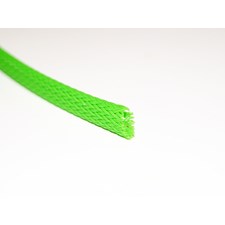Kabelschlauch geflochten - Ø 8 mm - Grün - 1 Meter