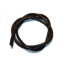 Kabel Silikon 10 AWG Schwarz 1m