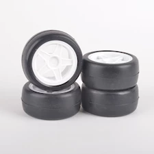 Mini Tyres 24 Round Pre-Glued (4 Stück)