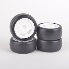 Mini Tyres 40 Round Pre-Glued (4 Stück)